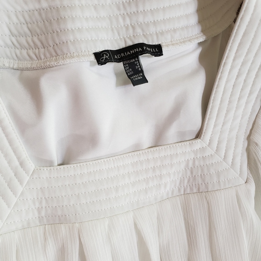 LADIES ADRIANNA PAPELL WHITE SHIRT